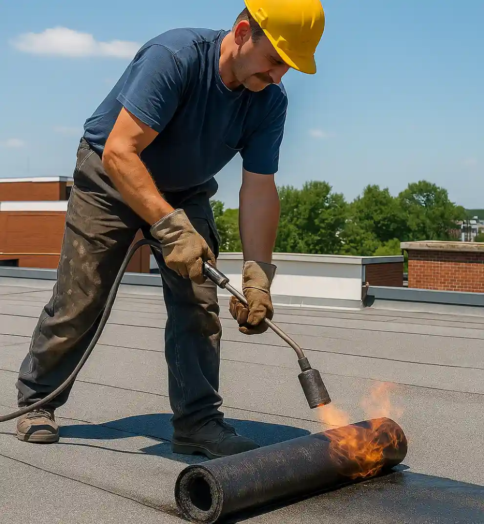 Ремонт наплавляемой кровли