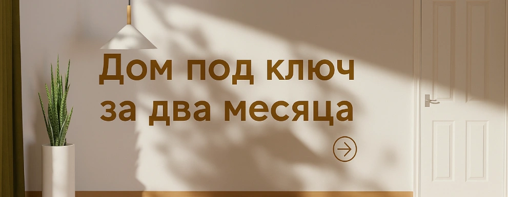 Каркасный дом за два месяца