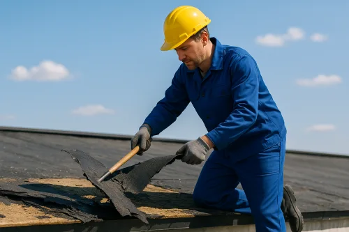 Демонтаж старого покрытия